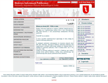 Tablet Screenshot of bip.pinb-lesko.pl
